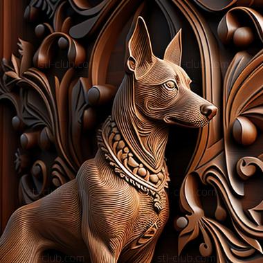 3D model st Hungarian vyzhla dog (STL)